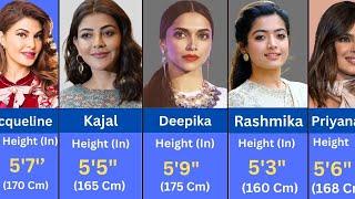 Heights of Indian Actresses  Tallest and Shortest Actresses