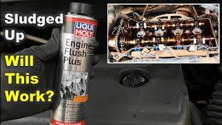 Before and After Engine Flush with Liqui Moly Engine Flush Plus  Engine Sludge Build Up Removal