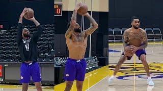 D’Angelo Russell Intense Workout Before Game 3 Against Nikola Jokic And Nuggets