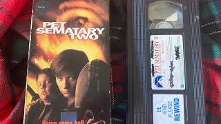 Opening To Pet Sematary Two 1993 VHS