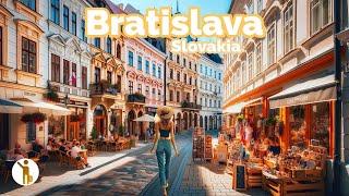 Bratislava Slovakia  Europes Best Capitals  4k HDR 60fps Walking Tour ▶186min