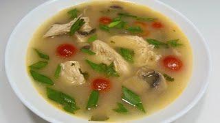ТОМ КХА как в Таиланде только дома Такой суп съедают за раз и добавки просят.