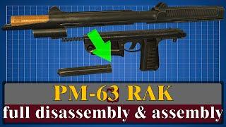 PM-63 RAK full disassembly & assembly