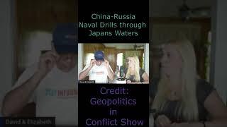 China - Russia Naval Drills through Japans Waters #shorts #geopoliticsinconflict