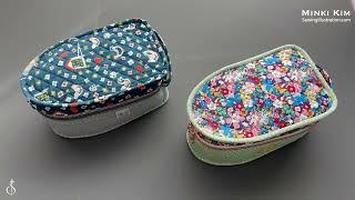 Travel Case for Mini Iron  Iron Storage  Oliso Mini Iron Case   Fabric Sewing Bag DIY  다리미가방 만들기