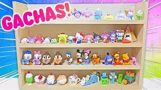 55 Gacha Capsules from Japan  FULL SETS  Sanrio  Disney  Pokemon  Mofusand  Minecraft