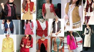 Must try these latest and stylish kurti with jacket designs  Stylish kurti with cotton jacket
