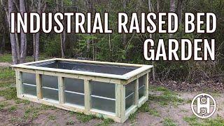 Industrial Raised Bed Garden Planter