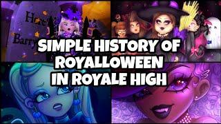 SHORT History Of *ROYALLOWEEN* In Royale High  2017 - 2022