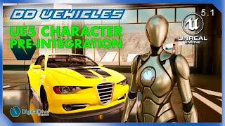 Unreal Engine 5 & 5.1 Character blueprint for Drivable Cars Advanced Pack - Retargeted animations