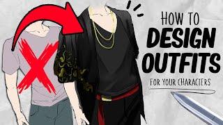 How to design Outfits for characters  Tutorial  DrawlikeaSir