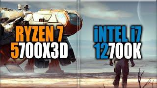 Ryzen 7 5700X3D vs 12700K Benchmarks - Tested in 15 Games and Applications