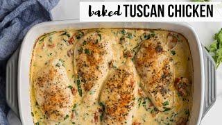EASY Baked Tuscan Chicken - made in ONE pan  The Recipe Rebel