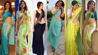 Shraddha Das Hot Stunning Saree Photoshoot Video  Actress Shraddha Das Latest Fashion Looks edit