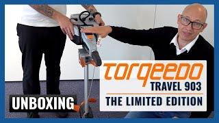 Torqeedo Travel 903 Das UNBOXING der Limited Edition Elektro-Außenbord-Weltneuheit Echolotzentrum