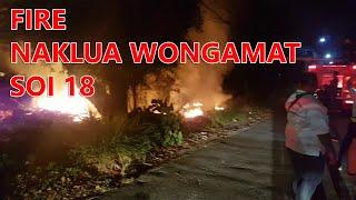 Thailand Pattaya Naklua 2023  Fire Wongamat Soi 18 - An unsuccessful Barbecue? -O