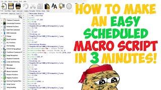 Make an EASY AUTOMATIC MACRO CLICKER Script in 3 minutes - Beginners Tutorial