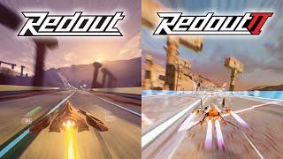 Redout vs Redout 2  Gameplay Comparison