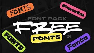 Ultimate 203+ Best Free Fonts Pack for Designers  2024