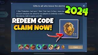 REDEEM CODE 2024 IN MOBILE LEGENDS CLAIM NOW