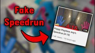 Theres ALREADY a cheater in Poppy Playtime Speedrunning