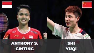 Anthony Sinisuka Ginting INA vs Shi Yuqi CHN  Badminton Highlight