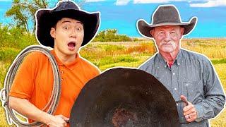 Uncle Roger Learn INSANE Cowboy Cooking ft. @CowboyKentRollins