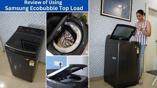 Samsung Ecobubble Top Load washing Machine  Honest Review