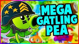 Mega Gatling Pea  Plants vs Zombies 2