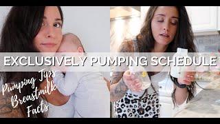 EXCLUSIVELY PUMPING MAMA  PUMPING SCHEDULE & TIPS  CRACKED NIPPLE 