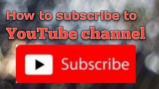 How to subscribe to YouTube channel