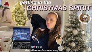 ULTIMATE CHRISTMAS VLOG decorating my apartment setting up my tree & getting in the spirit