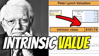How to Value a Stock like Peter Lynch and make it fully automated