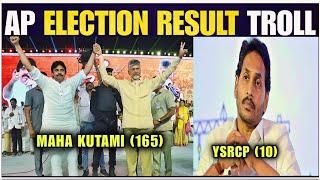 AP Election Result Troll  TDP Formed Government  Pawan Kalyan  Cbn    Jagan  ap results 2024