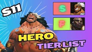 The CORRECT Season 11 Tier list  Best and Worst Heroes for Ranked in OW2