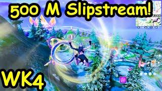 Travel 500 meters in the Slipstream around Rave Cave Location  Fortnite week 4 Quests 