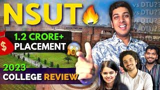 NSUT Review 1.2 CRORE Package Better than IIT2024