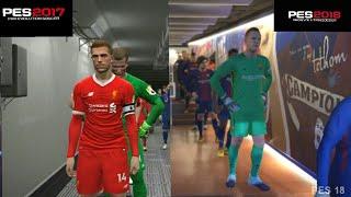 PES 18 vs PES 17  pc graphic and gameplay comparison