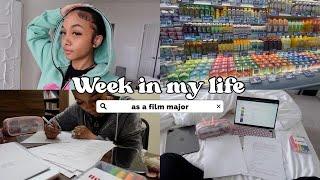 spend the week with me vlog  day in the life of a college student