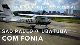 SÃO PAULO CAMPO DE MARTE  UBATUBA  CESSNA 150 COM FONIA