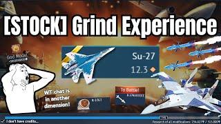 𝗨𝗡𝗖𝗔𝗡𝗡𝗬 STOCK Su-27 Grind Experience Awesome & Funny Moments HEREI mean I die all the time