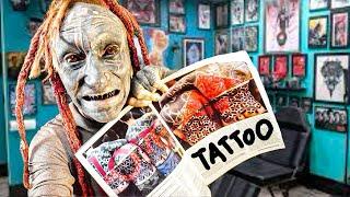 Insane Tattoo Artist - Brutal Ink Rituals and Blackout - once upon a time.....