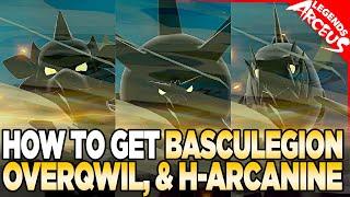 How to Get Basculegion Overqwil & Hisuian Arcanine in Pokemon Legends Arceus