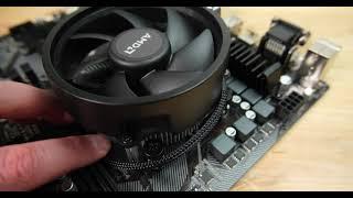 How to properly install Ryzen CPU and Stock AMD Cooler