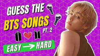 ARE YOU A REAL ARMY?  KPOP GAME  GUESS THE BTS SONGS EASY MEDIUM HARD PT. 2