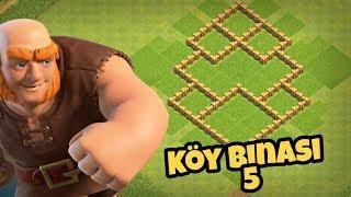 Clash Of Clans - 5. Seviye Köy Binası Düzeni  2019 