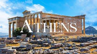 Athens 4K Scenic Relaxation Film - Calming Piano Music - Beautiful Nature