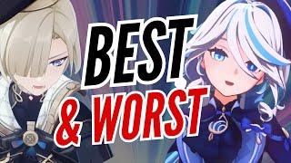 Ranking BEST to WORST Fontaine Characters So Far Genshin Impact