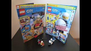 Обзор на журналы Lego City №1 и №2.