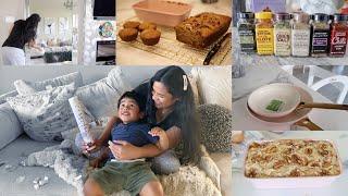 Grocery Haul  Clean & Bake Banana Bread With Me Gender Reveal MissLizHeart